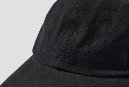 25SS 맨틀 볼캡 얕은 캡 - 블랙 워시 R0C1 - MAN-TLE