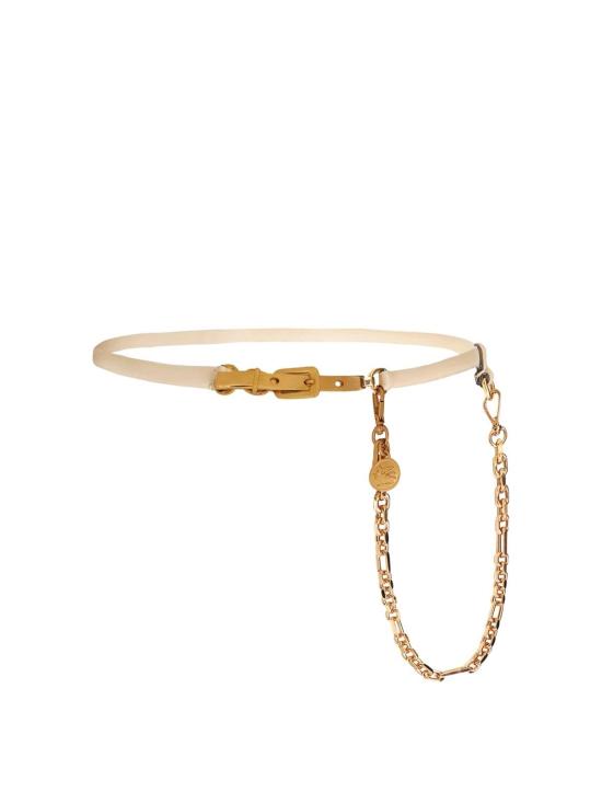  에트로 슬림 벨트 1P0189026800 White