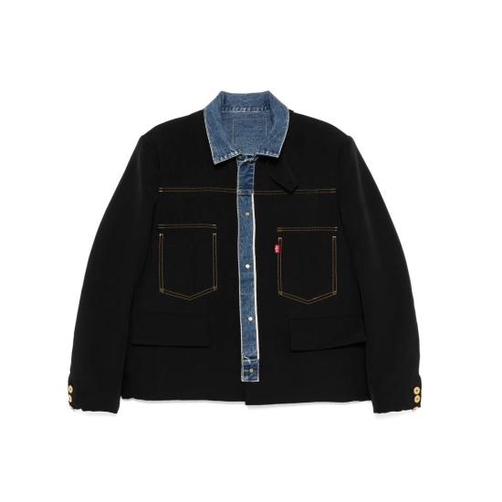 25FW 리바이스 자켓 25 03706M 010 BLACK