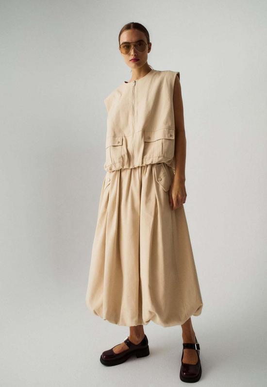  NORR 롱 스커트 노르 캐미스 스커트