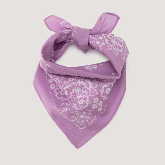  롤라 머플러/스카프 코튼 필드 반다나 비올라 - LOLA