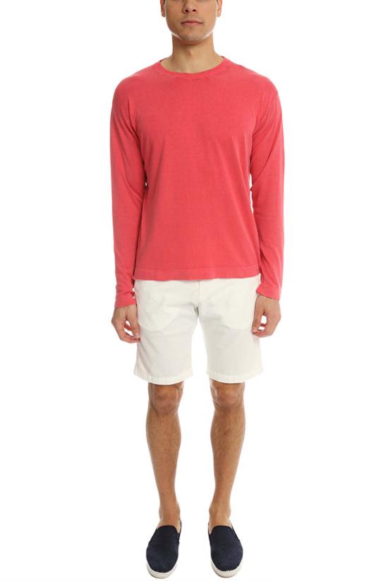  마시모 알바 긴팔 티셔츠 SS1U101 RED - MASSIMO ALBA