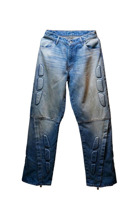  사토시 나카모토 데님 팬츠 엔듀로  블루