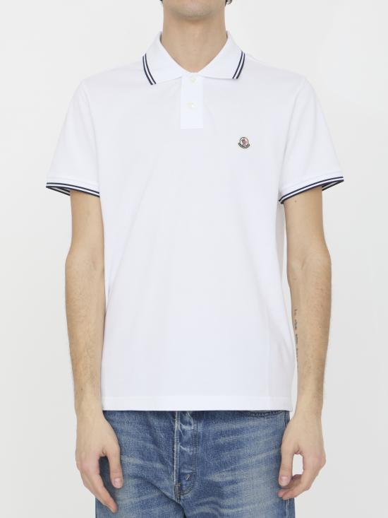  몽클레어 폴로 티셔츠 8A0002584556001 WHITE DOM