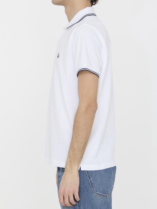  몽클레어 폴로 티셔츠 8A0002584556001 WHITE DOM - MONCLER