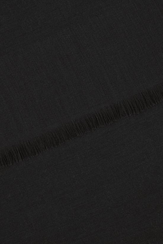 25FW 구찌 GG 울 실크 자카드 숄 8094994G930 1000 BLACK - GUCCI