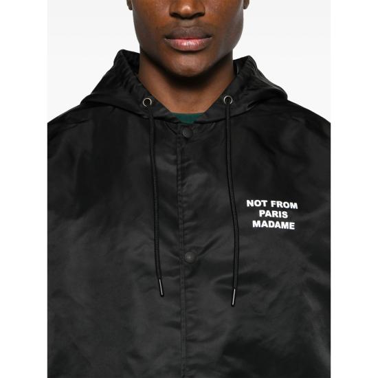 25FW 드롤드무슈 코트 PERM CT130 PA014 BLACK - DROLE DE MONSIEUR