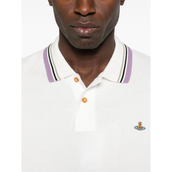 25FW 비비안웨스트우드 폴로 티셔츠 2H01000P J0009 A401 WHITE - VIVIENNE WESTWOOD