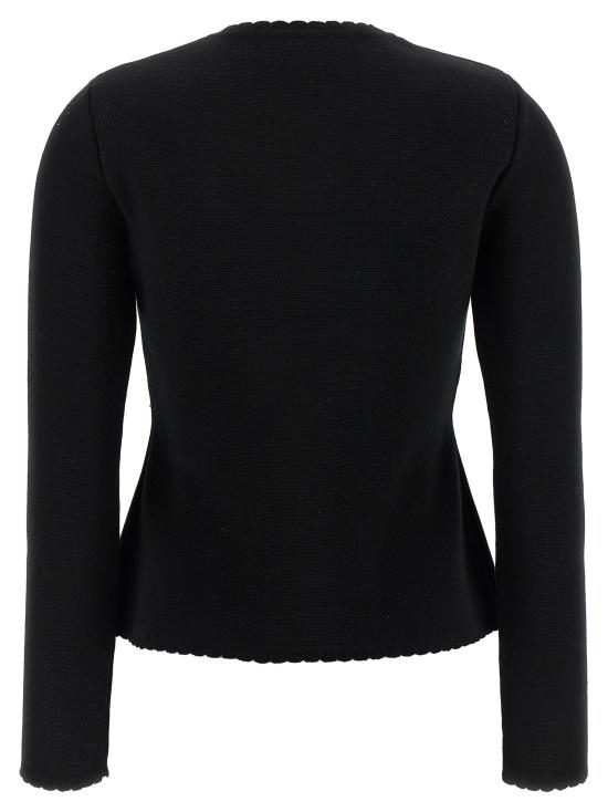 25FW 모스키노 가디건 A090155000555 Black - MOSCHINO