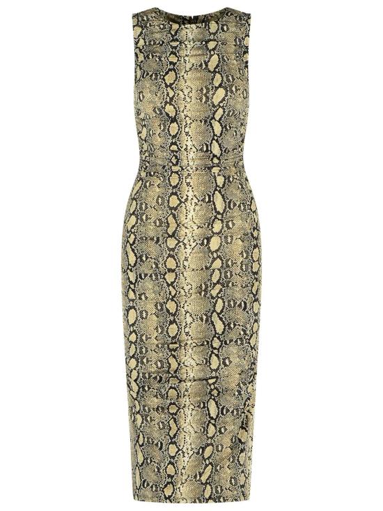 25FW 마이클 코어스 미디 원피스 MT58319HMC120 Beige