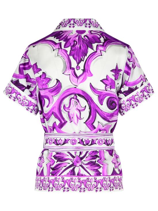 25FW 돌체앤가바나 셔츠 F5G67T HI1TKIP3TN Violet - DOLCE & GABBANA