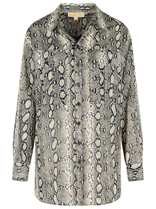 25FW 마이클 코어스 셔츠 MT540WAK6A120 Beige