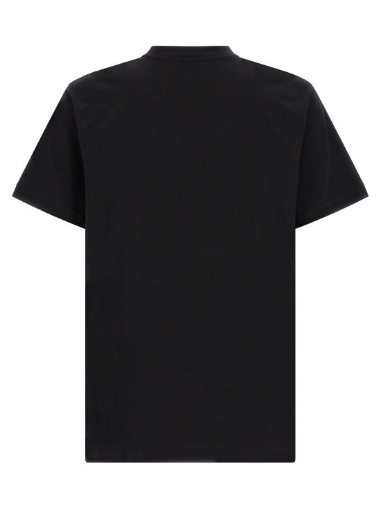 26FW 모스키노 반팔 티셔츠 V071052411555 Black - MOSCHINO