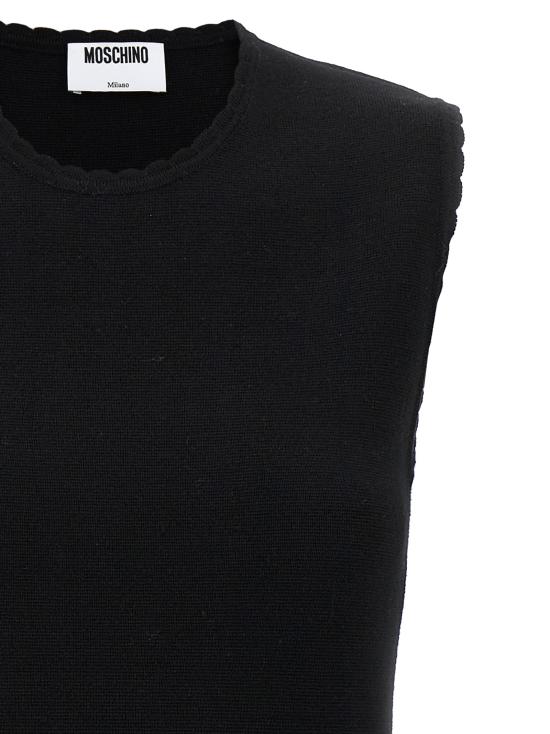 25FW 모스키노 숏 원피스 A048055000555 Black - MOSCHINO