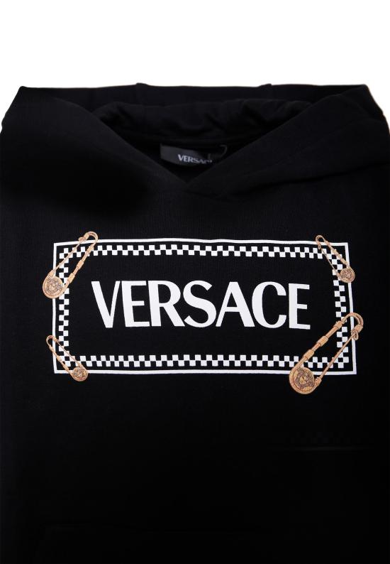 25FW [키즈] 베르사체 니트/스웻셔츠 1018331 1A14909 2BV60 BLACK - VERSACE