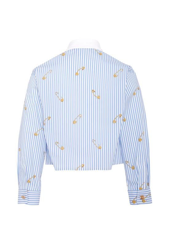 25FW [키즈] 베르사체 셔츠 1020490 1A14823 2VK80 LIGHT BLUE - VERSACE