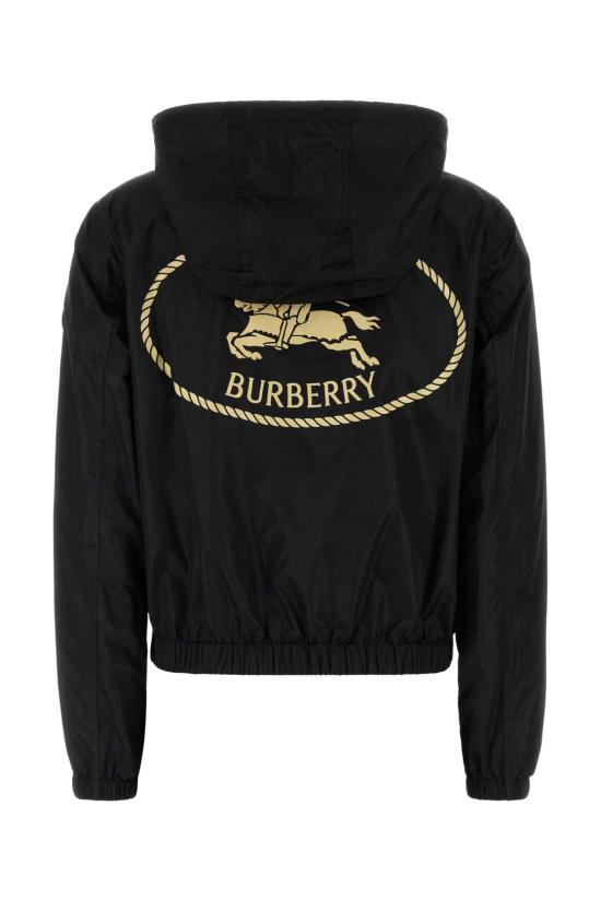 25FW 버버리 나이트 스탬프 나일론 자켓 8113647 A1189 BLACK - BURBERRY