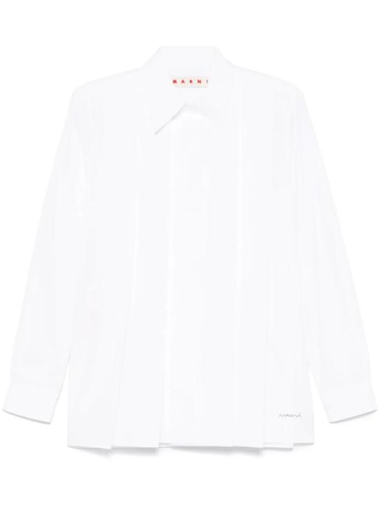 25SS 마르니 블라우스 CAMA0619S0UTC22300W01 WHITE