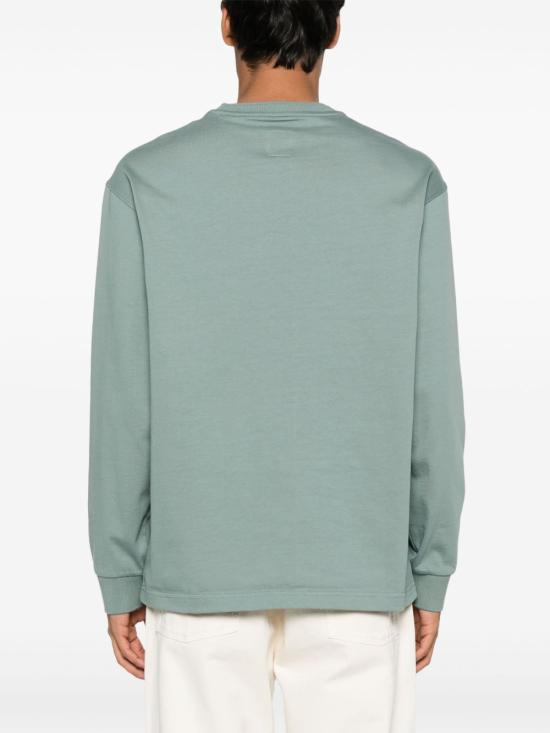 25SS 엠포리오 아르마니 긴팔 티셔츠 EM000793AF14835U9170 GREEN - EMPORIO ARMANI