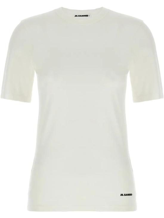 25SS 질샌더 반팔 티셔츠 J40GC0146J45031100 WHITE