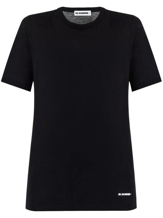  질샌더 반팔 티셔츠 J40GC0146J45031001 BLACK