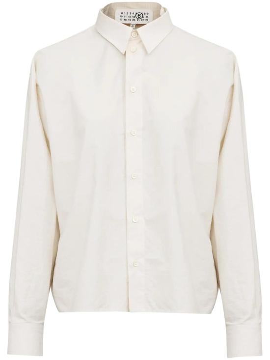 25SS MM6 메종마르지엘라 셔츠 S52DT0043M35250001F WHITE