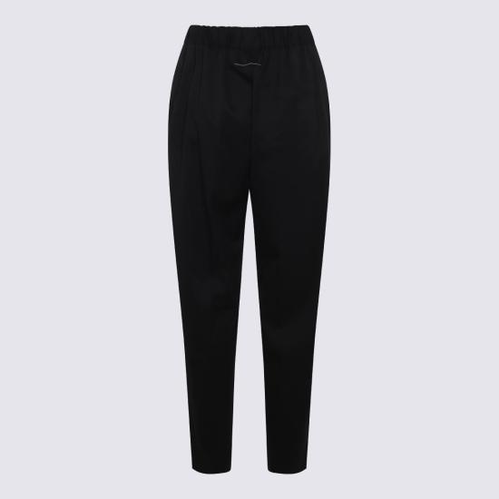 25FW MM6 메종마르지엘라 스트레이트 팬츠 S52KA0512M35153900 Black - MM6 MAISON MARGIELA