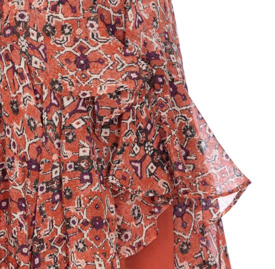 25FW 이자벨마랑에뚜왈 미디 스커트 JU0378FA C3J01E11RU Red - ISABEL MARANT ETOILE