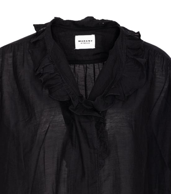 25FW 이자벨마랑에뚜왈 셔츠 HT0001FC B3J04E01BK Black - ISABEL MARANT ETOILE
