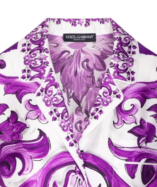 25FW 돌체앤가바나 블라우스 F5G67T HI1TKIP3TN Purple - DOLCE & GABBANA
