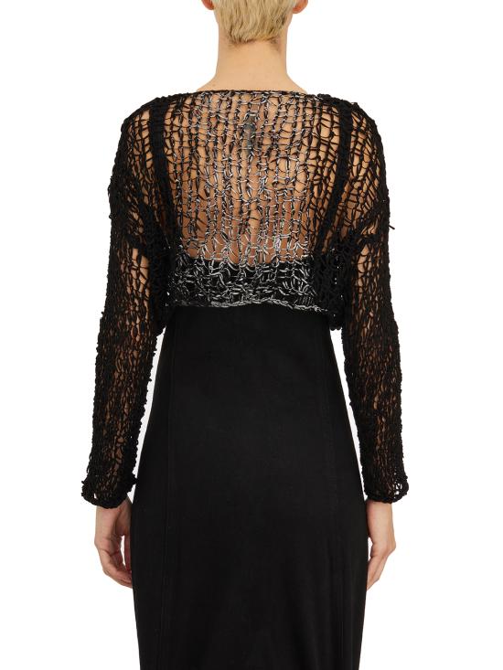 26SS 토탈리 오뜨 스웨터 H024 Black - TOTALLY HAUTE