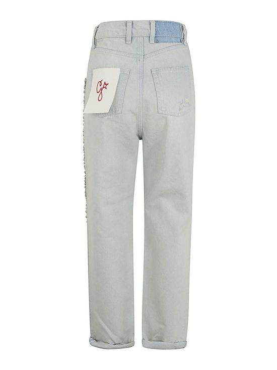  골든구스 스트레이트 팬츠 GWP00844P00062650100 Blue - GOLDEN GOOSE