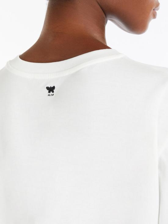 25SS 위켄드막스마라 반팔 티셔츠 2515971041 005 White - WEEKEND MAX MARA