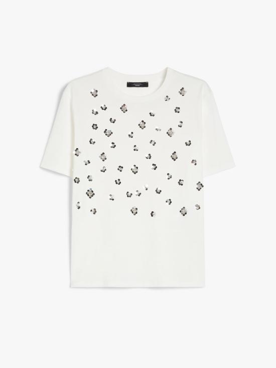 25SS 위켄드막스마라 반팔 티셔츠 2515971041 005 White