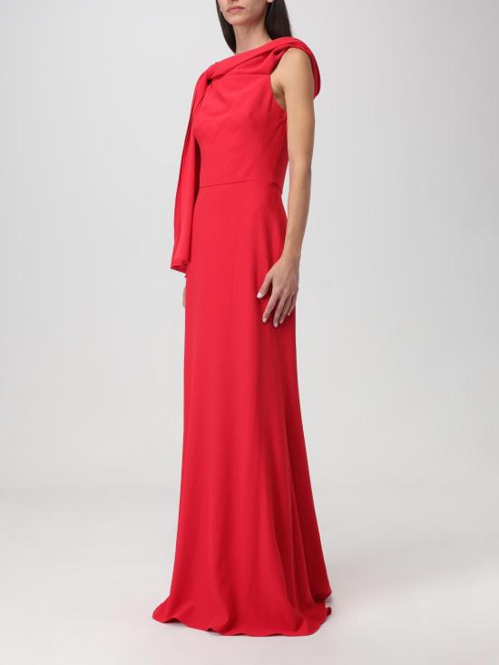  알렉산더 맥퀸 롱 원피스 781045QEAAA 6615 Red - ALEXANDER MCQUEEN