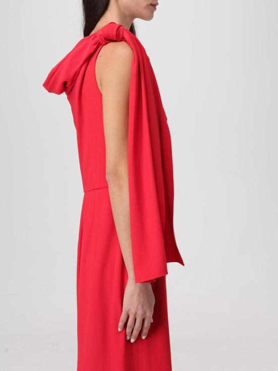  알렉산더 맥퀸 롱 원피스 781045QEAAA 6615 Red - ALEXANDER MCQUEEN