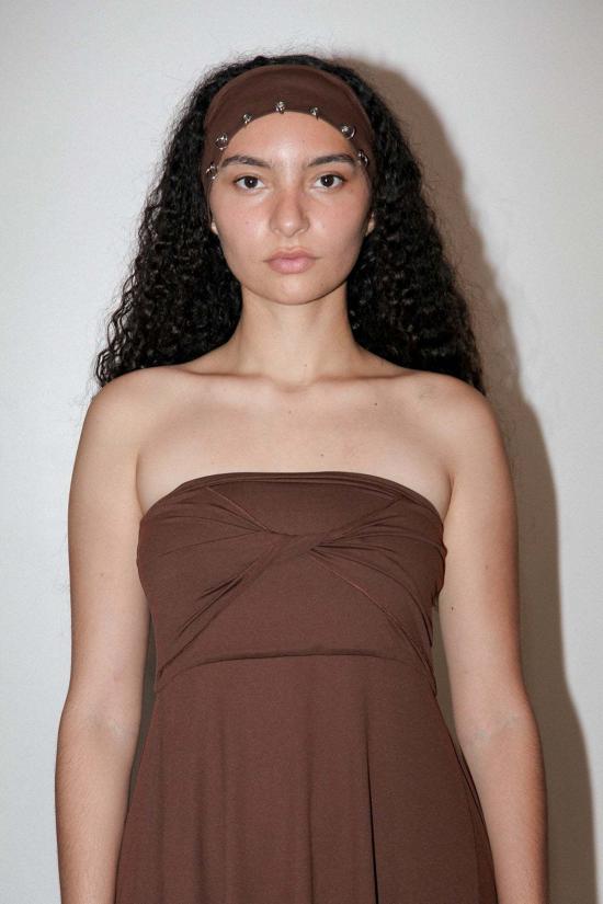  케이코 롱 원피스 KK Co 트위스트 스포츠 드레스 머드 - KKCO