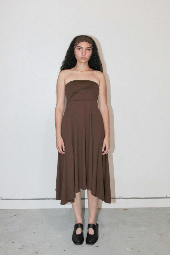  케이코 롱 원피스 KK Co 트위스트 스포츠 드레스 머드 - KKCO