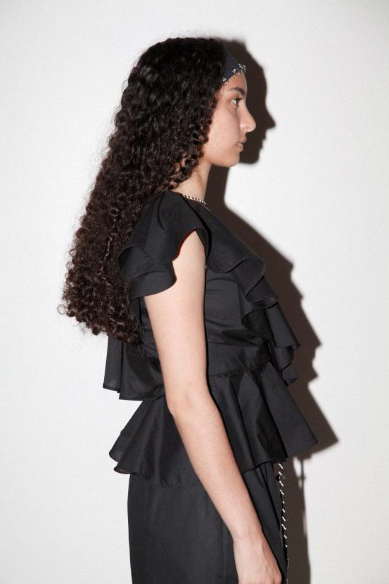  케이코 블라우스 KK Co 클라이머 탑 오닉스 - KKCO