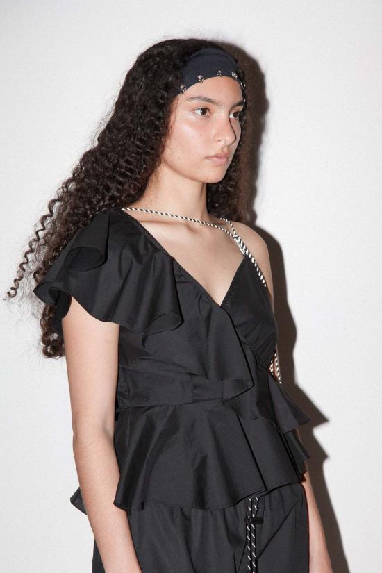  케이코 블라우스 KK Co 클라이머 탑 오닉스 - KKCO