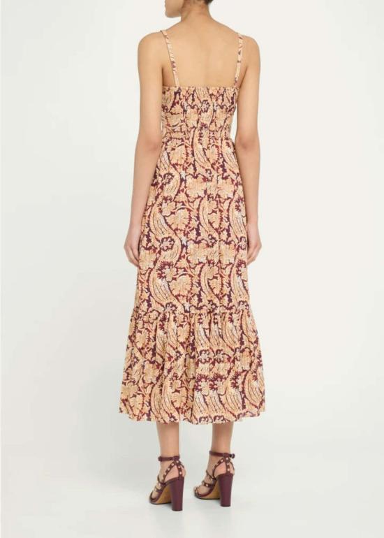  울라 존슨 롱 원피스 나딘 캐미 미디 드레스 - ULLA JOHNSON