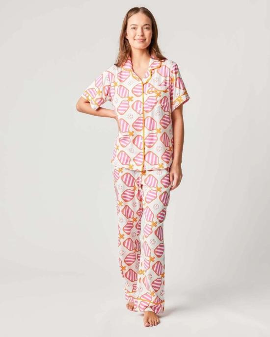  케이티 키메 언더웨어 케이티 카임 피클볼 파자마 세트 오렌지 - KATIE KIME