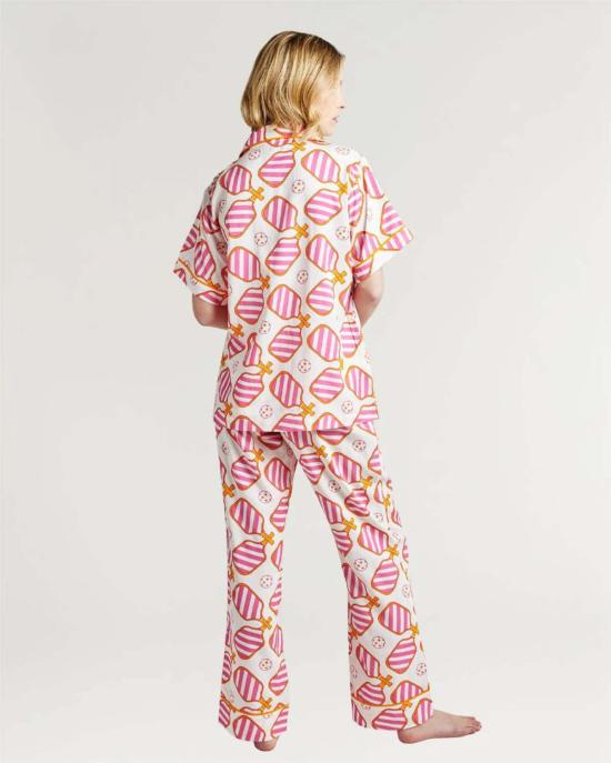  케이티 키메 언더웨어 케이티 카임 피클볼 파자마 세트 오렌지 - KATIE KIME