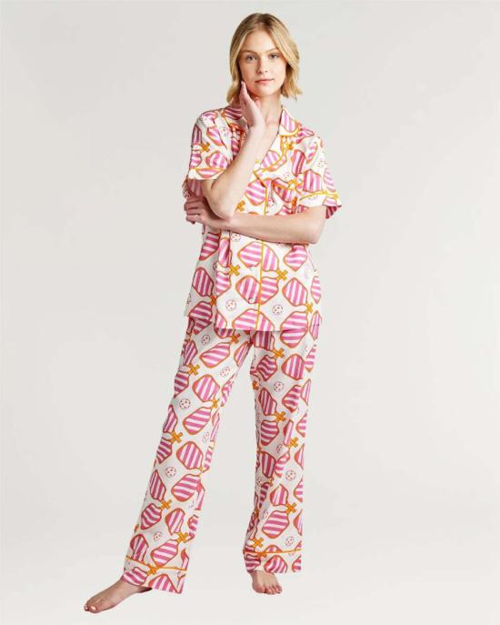  케이티 키메 언더웨어 케이티 카임 피클볼 파자마 세트 오렌지 - KATIE KIME