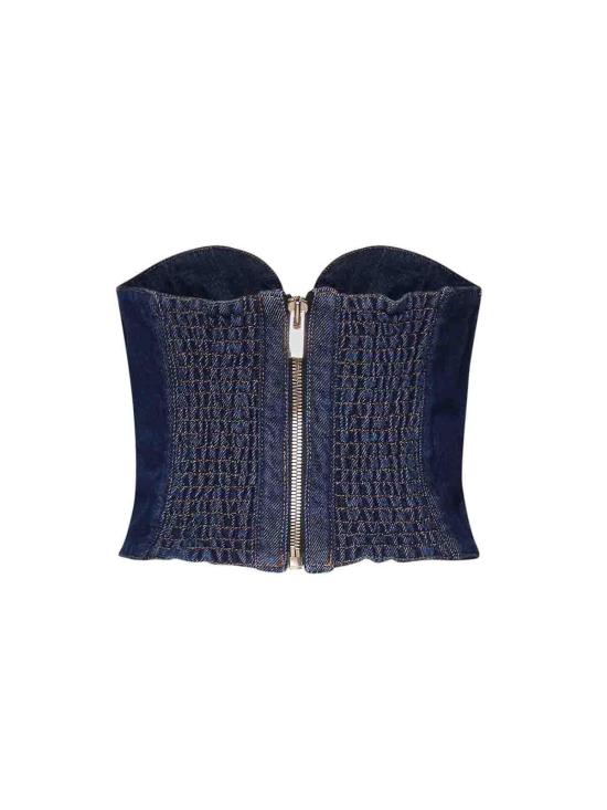  마그다뷰트림 민소매 티셔츠 104722000NAVY Blue - MAGDA BUTRYM