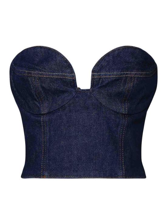  마그다뷰트림 민소매 티셔츠 104722000NAVY Blue