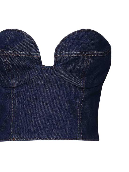  마그다뷰트림 민소매 티셔츠 104722000NAVY Blue - MAGDA BUTRYM