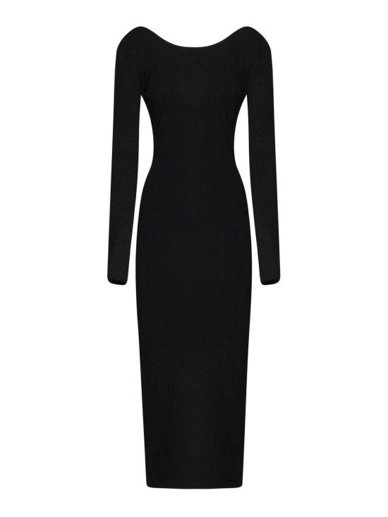 25FW 아켑 롱 원피스 VSKD07010 Black