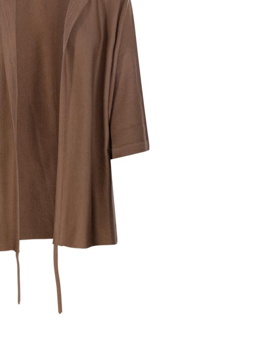 25FW 막스마라 브라운 후드 오픈 프론트 가디건 2521346041600 004 NOCCIOLA - MAX MARA