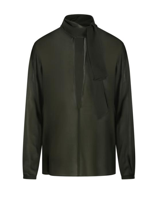 25FW 알라이아 블라우스 AA9C0962T666A 643 OLIVE